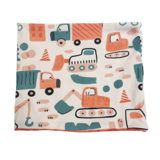 Wendeschlupfschal kleine Bauarbeiter (innen orange)